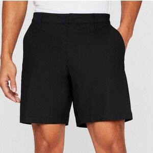 Fabletics Mens Black The Don Short 8" Inseam 4-Way Stretch NWT - Size 35